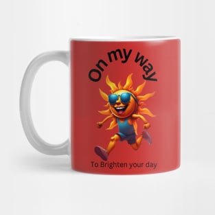 On my way to brighten your day Mug